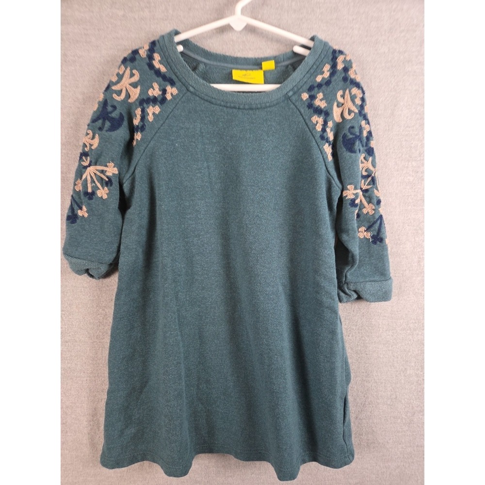 Roller Rabbit Shirt‎ Dress Girls 6 Embroidered Raglan Sleeve Pullover Knit